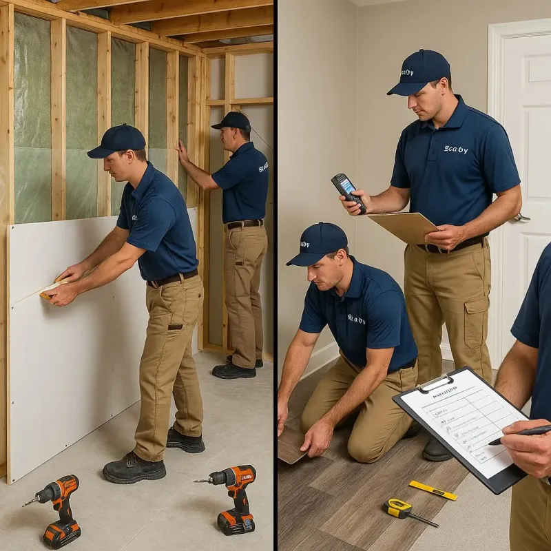 Repairs and Reconstruction process in King George, VA